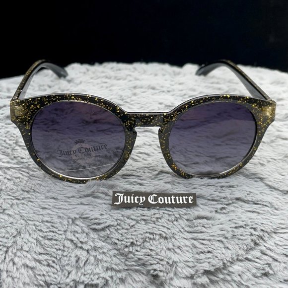Juicy Couture Sparkle Gold Translucent / Black NWT - Picture 2 of 7